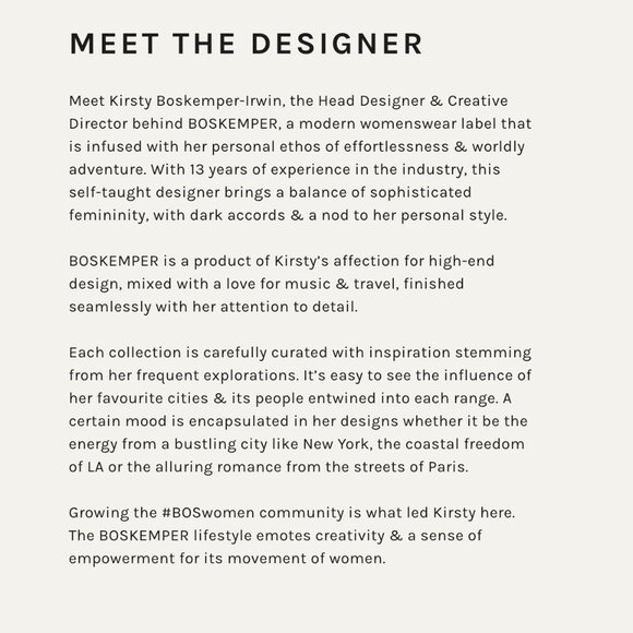 BOSKEMPER REVOLUTION BLAZER/MINI DRESS IN NOIR BLACK SIZE MEDIUM NWT - Picture 13 of 13